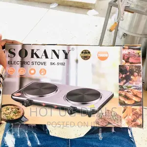 Sokany Sk-5102  Double Electric Solid Hot Plate Stove.