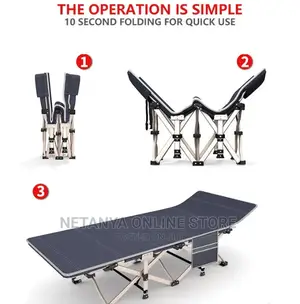 Heavy Duty Folding Camping Bed