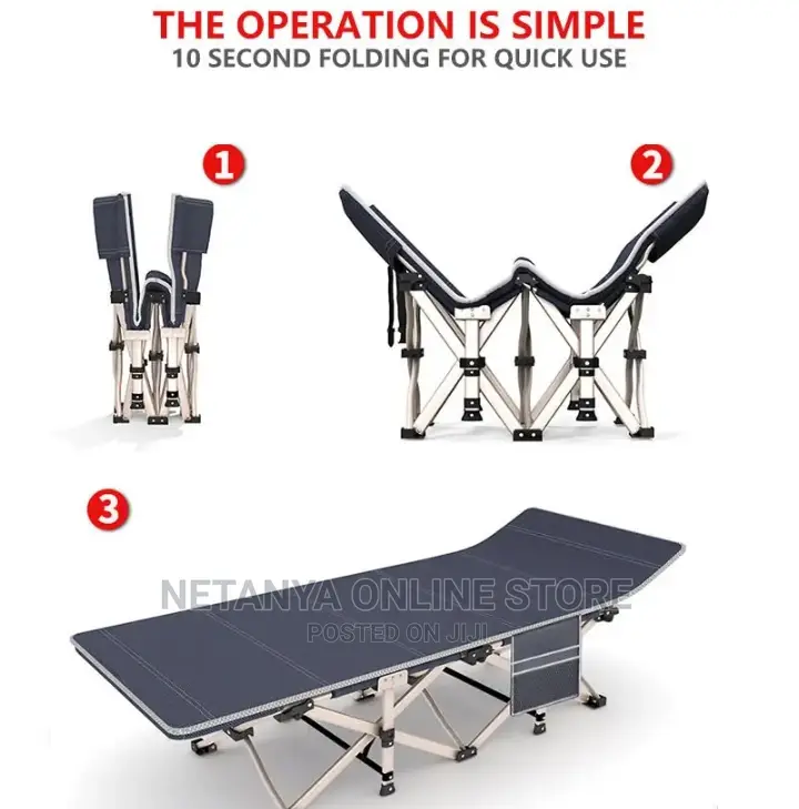 Heavy Duty Folding Camping Bed