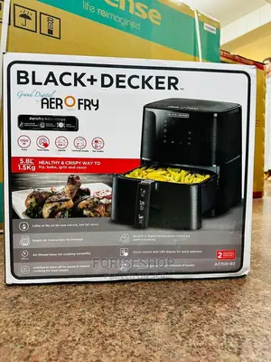 Original Black+Decker 5.8L Air Fryer Healthy Way to Fry,Bake