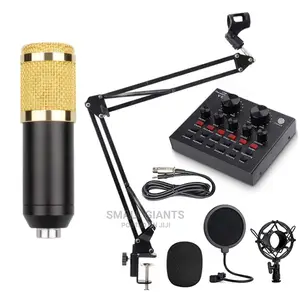 Condenser Microphone Bundle, BM-800 Kit With Live Sound Card