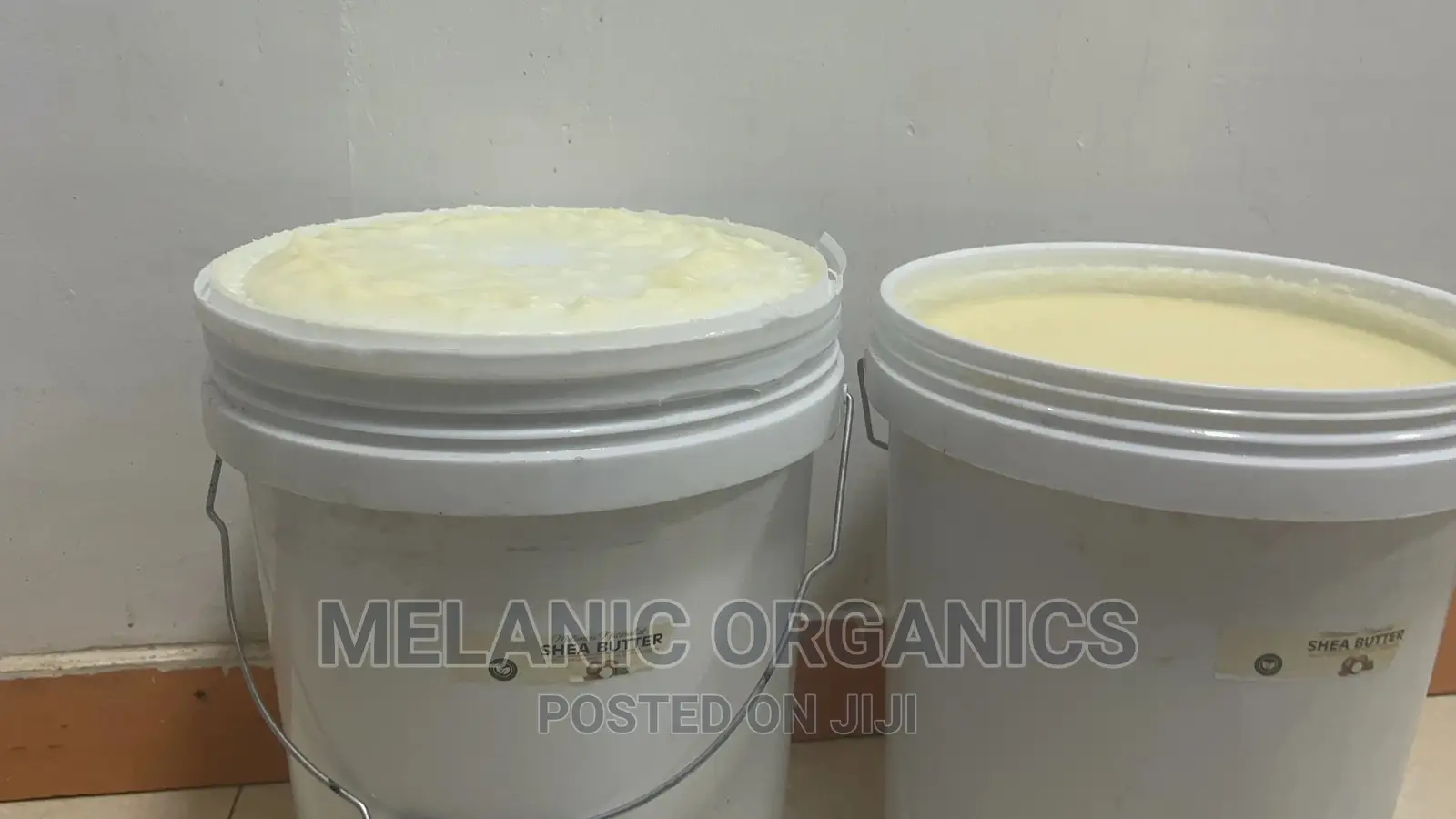 Two Buckets of Organic Raw Shea Butter