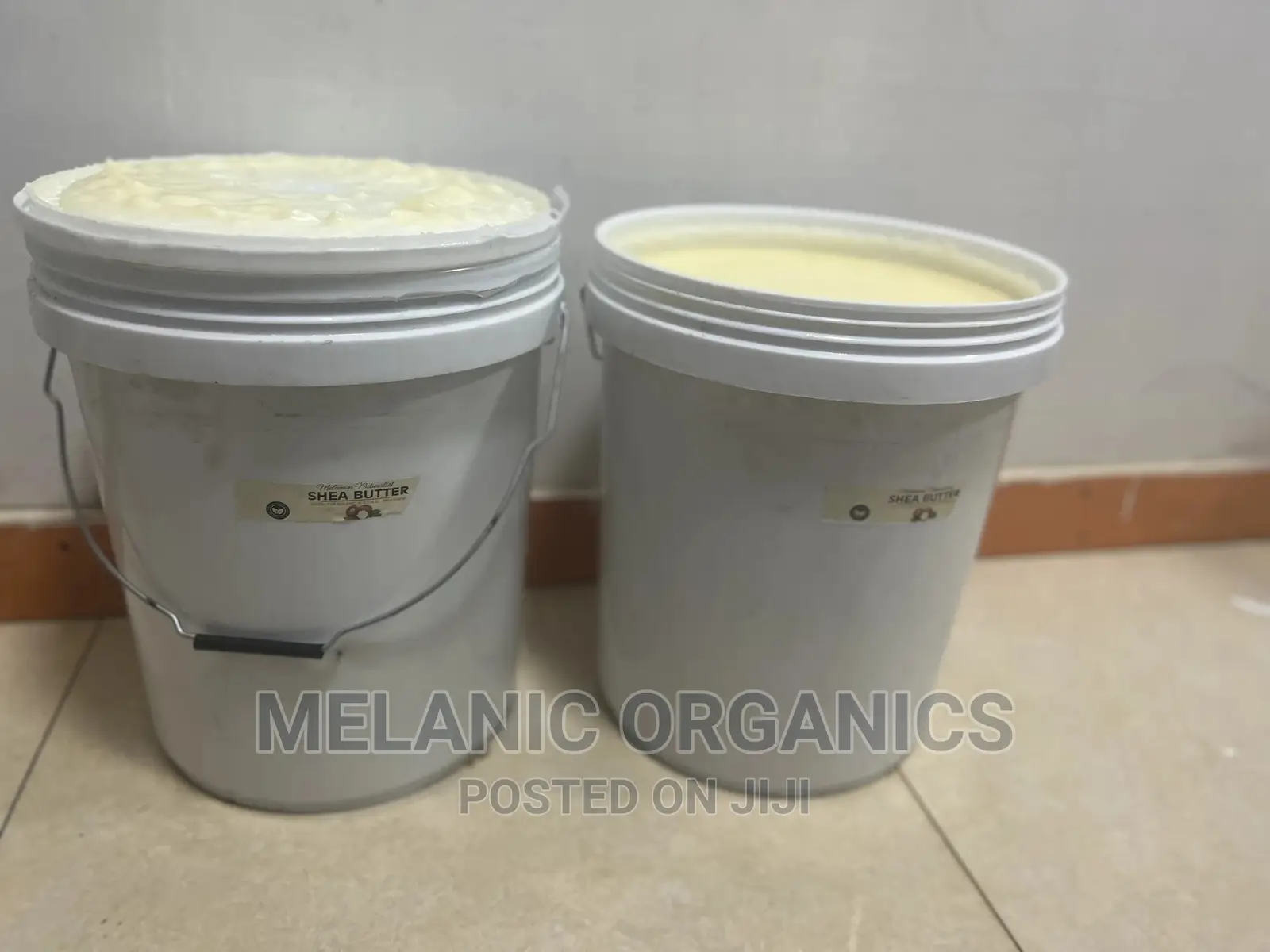 Two Buckets of Organic Raw Shea Butter