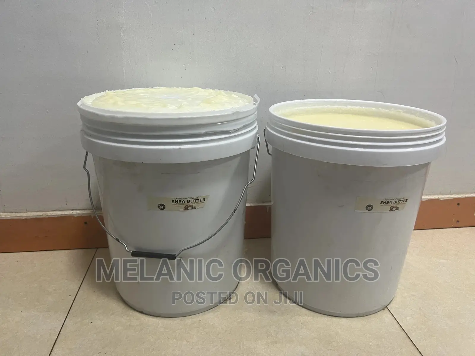 Two Buckets of Organic Raw Shea Butter