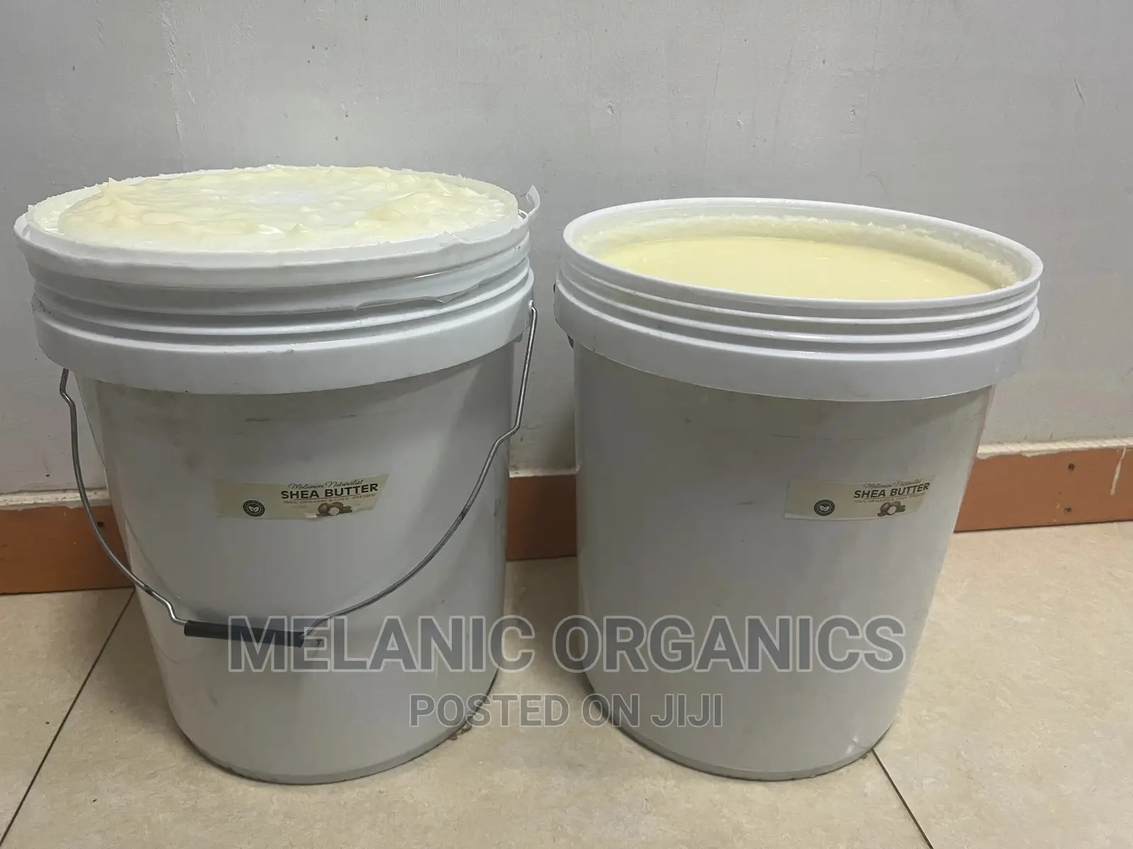 Two Buckets of Organic Raw Shea Butter