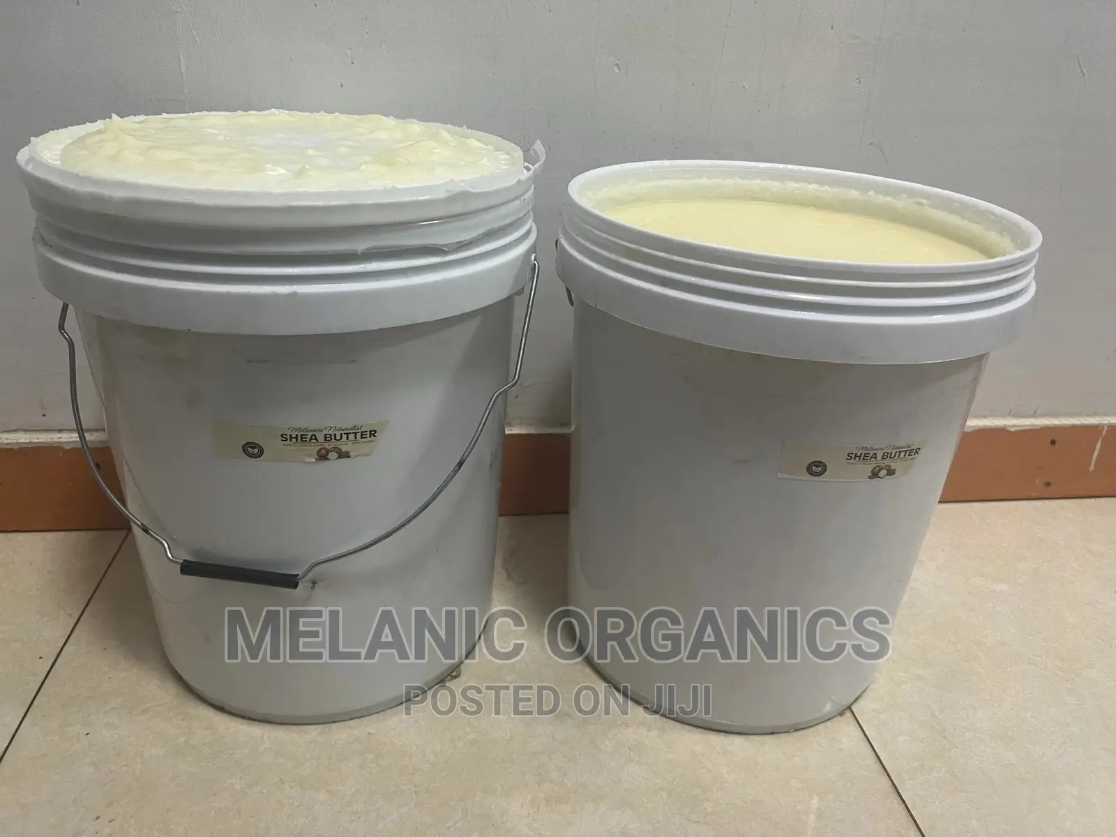 Two Buckets of Organic Raw Shea Butter