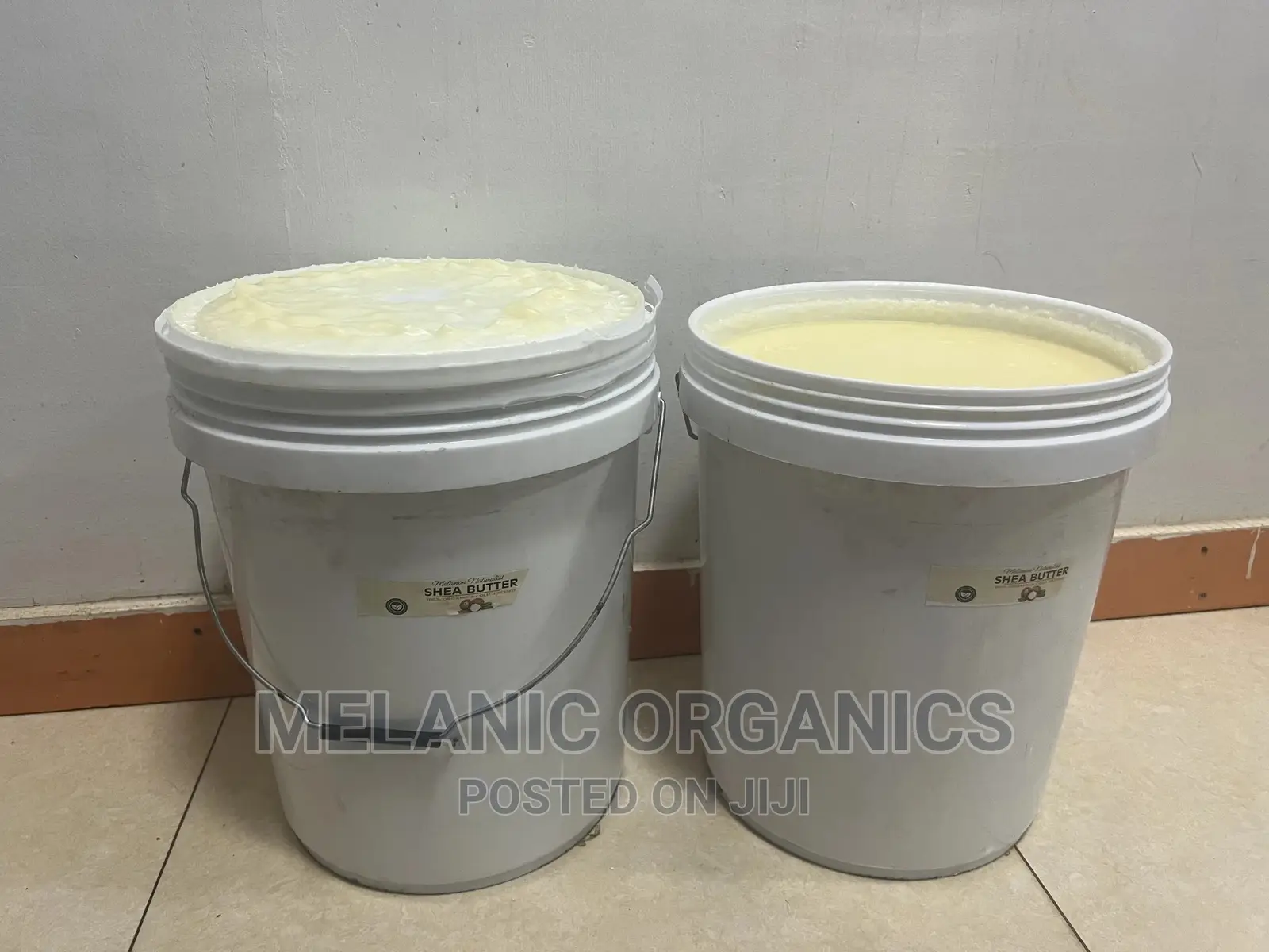 Two Buckets of Organic Raw Shea Butter
