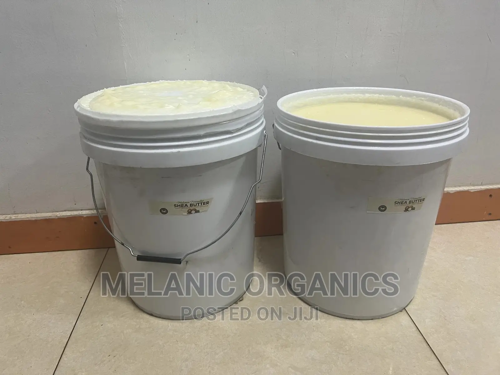 Two Buckets of Organic Raw Shea Butter