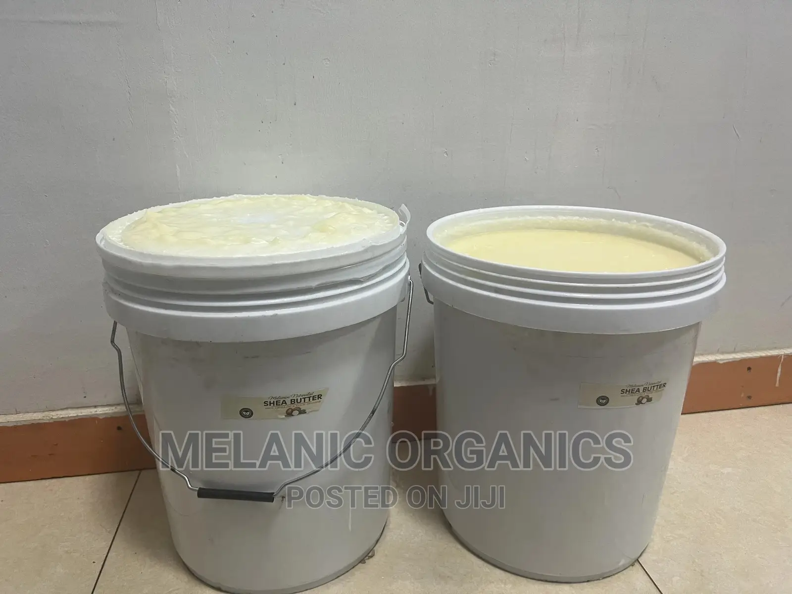 Two Buckets of Organic Raw Shea Butter