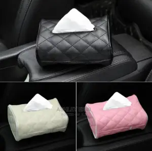 Leather Car Tissue Holder