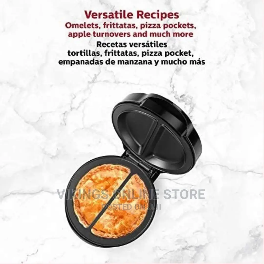 2 Section Stainless Steel Non-Stick Omelet Frittata Maker