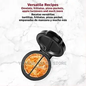 2 Section Stainless Steel Non-Stick Omelet Frittata Maker