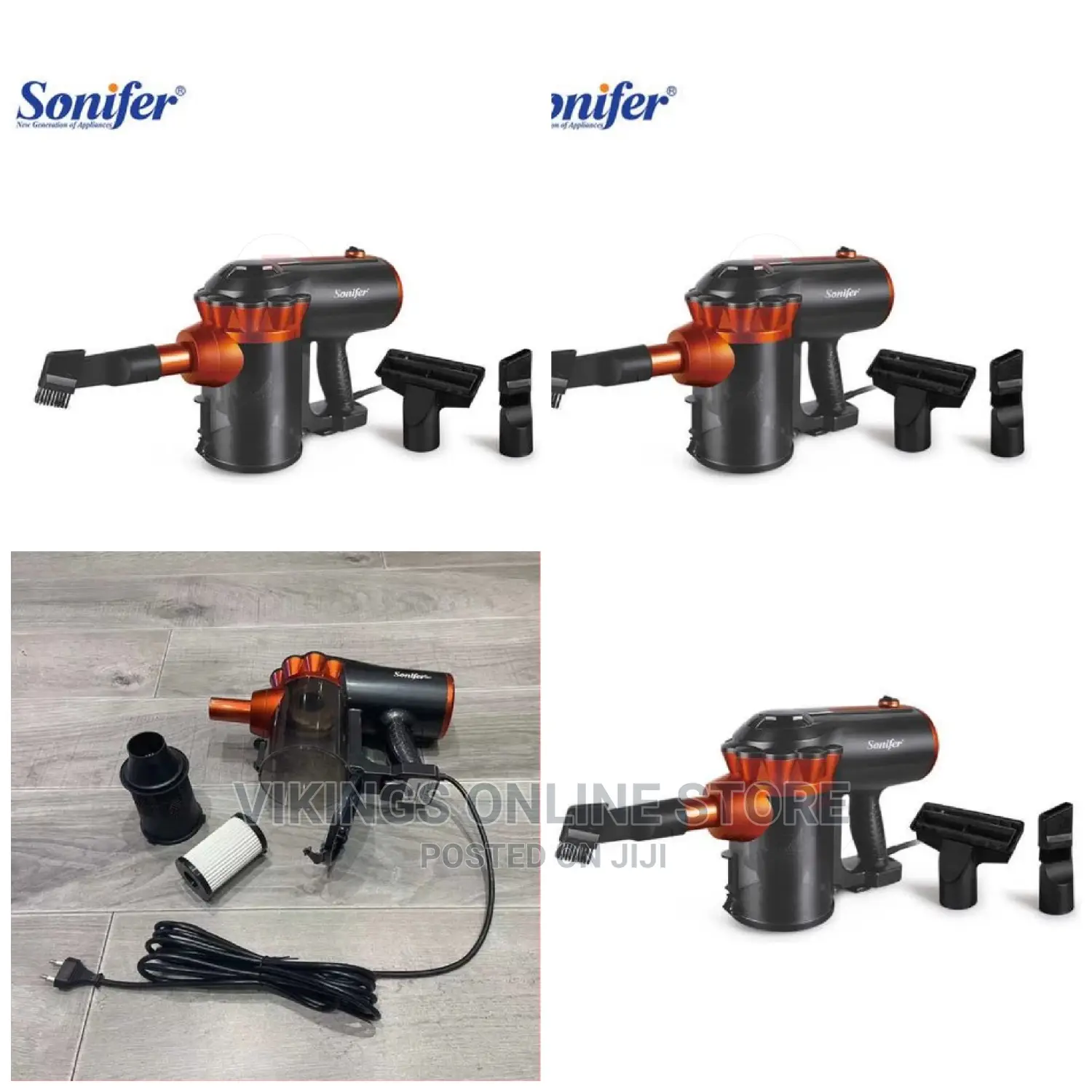 Sonifer Powerful Suction Stick Handheld Vacuum Cleaner