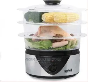 3 Tier Electric Food Steamer Pot With Display, Timer .