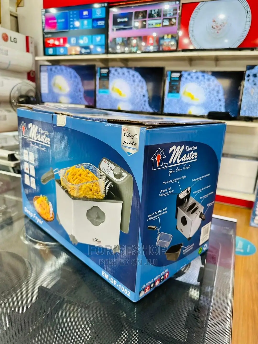 Quality Single Electro Master Deep Fryer 2200watts