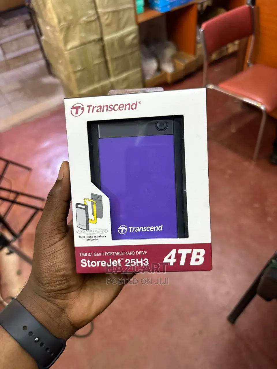 4tb Transcend Storejet Portable External Drive