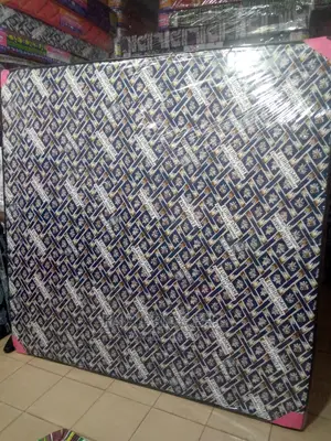 Mattress by 5x6x6inches.Eurofoam.( White and Blue)