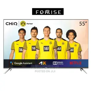 Chiq 55"Inches Android Frameless Uhd TV