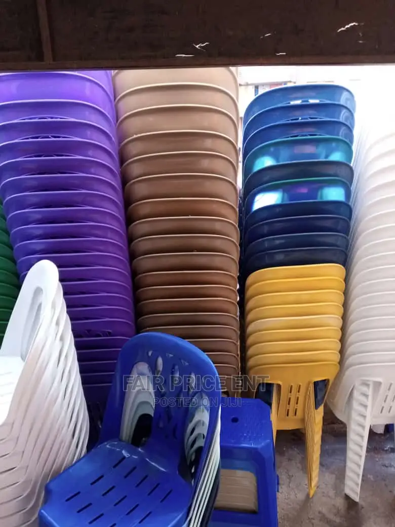 Original Nice Plastic Chairs.( Blue)