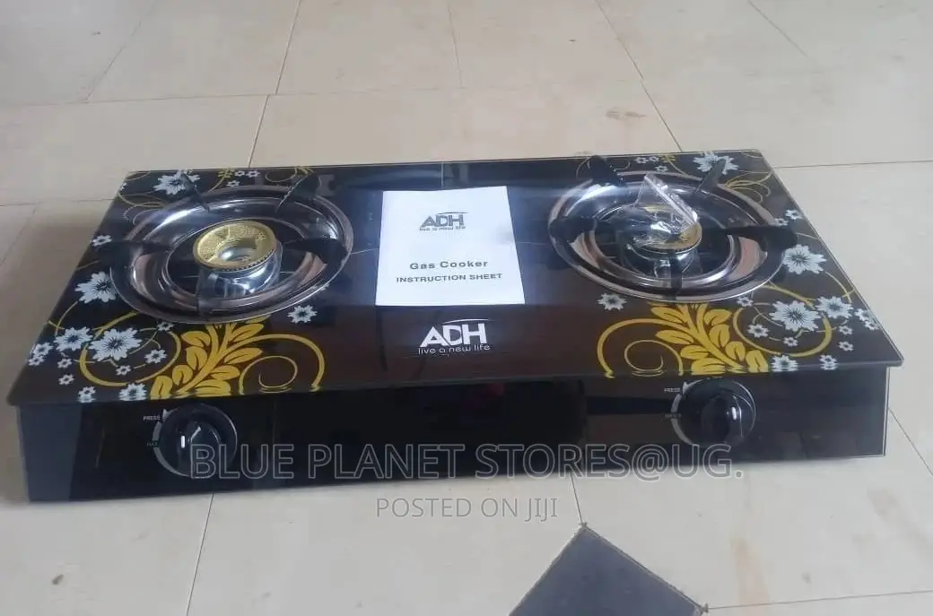 ADH Double Gas Burner Stoves // Ceramic Glass Panel