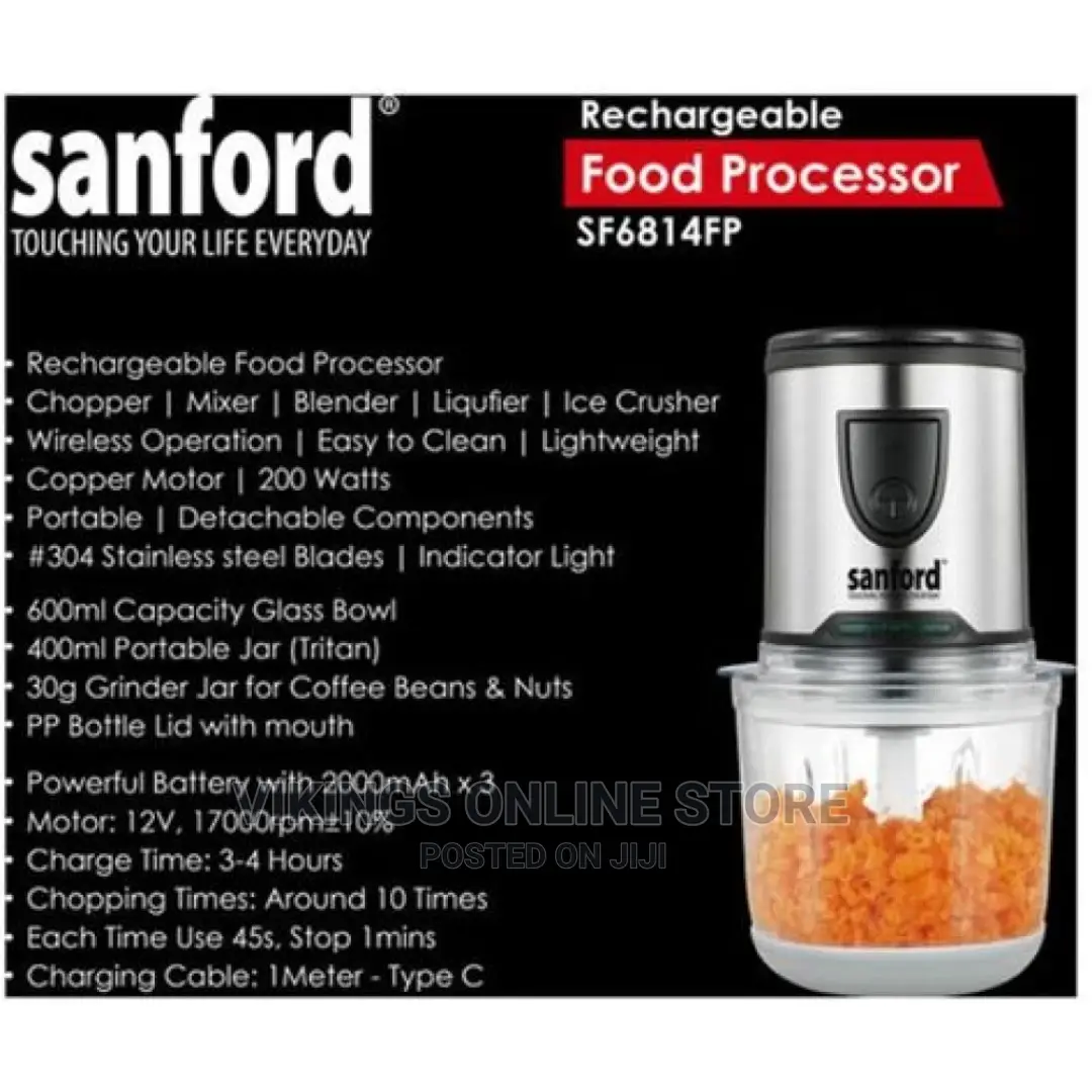 5 In1food Chopper Mixer Coffee Grinder Blender Ice Crusher