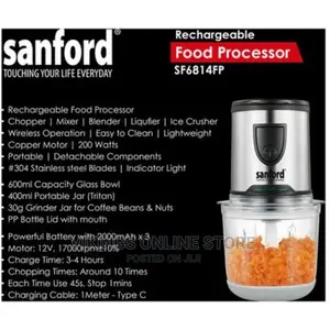 5 In1food Chopper Mixer Coffee Grinder Blender Ice Crusher