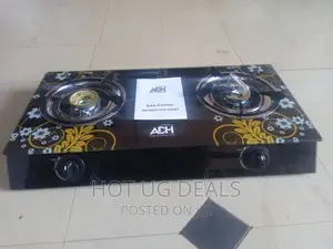 ADH Gas Stove With Glasstop Stainless Steel and 2 Burners