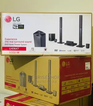 Lg Lhd647 Home Theater 1000w 2tall Boys Speakers Original