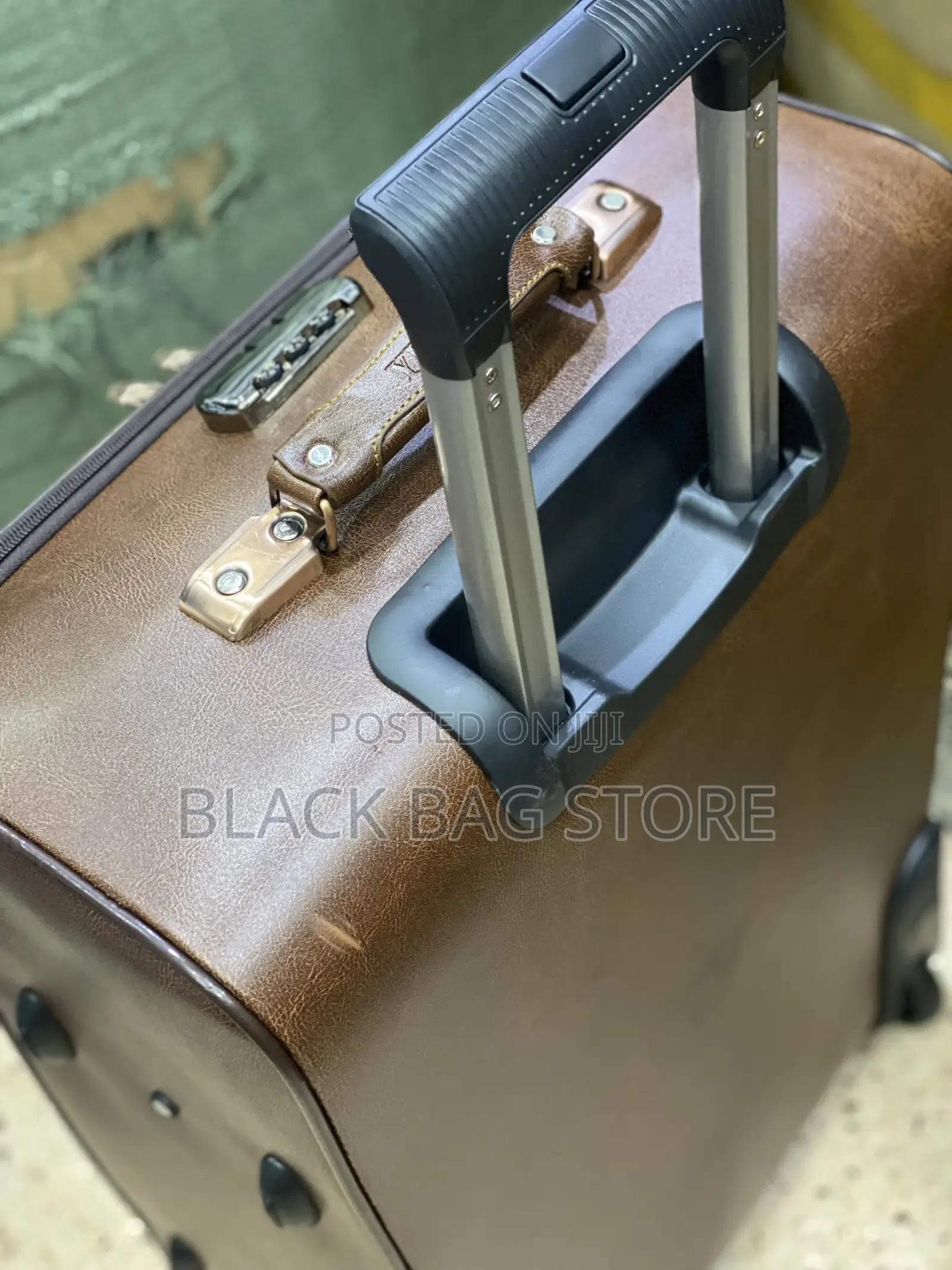 Leather Suitcase- Medium