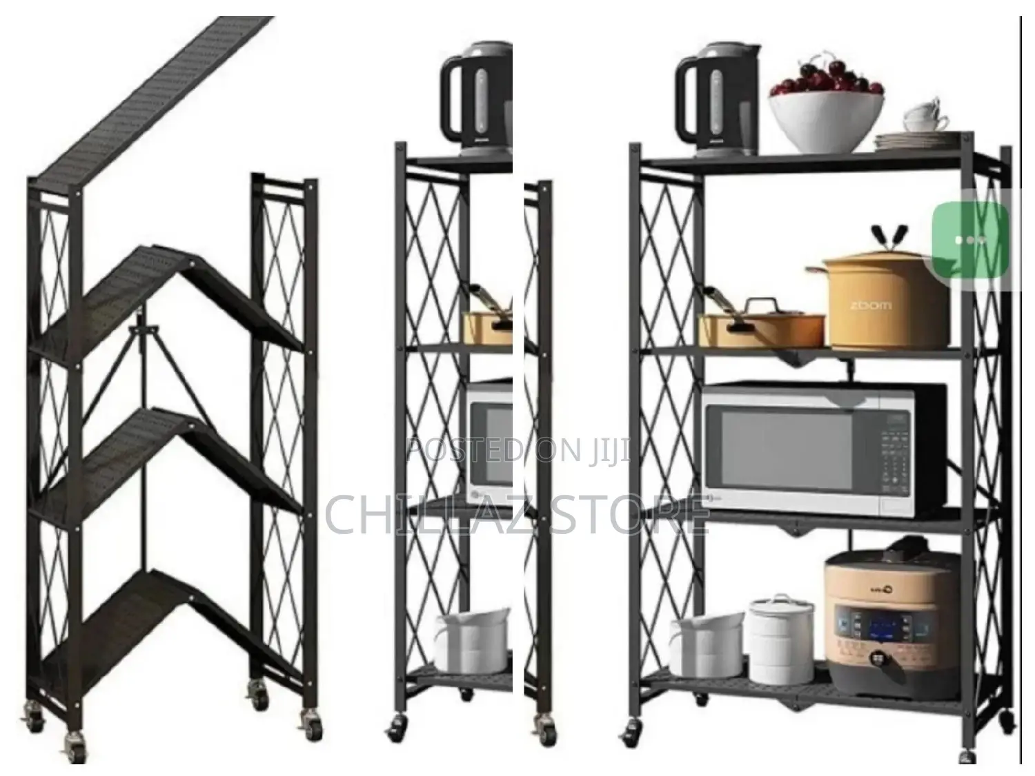 Foldable Kitchen Storage Rack.