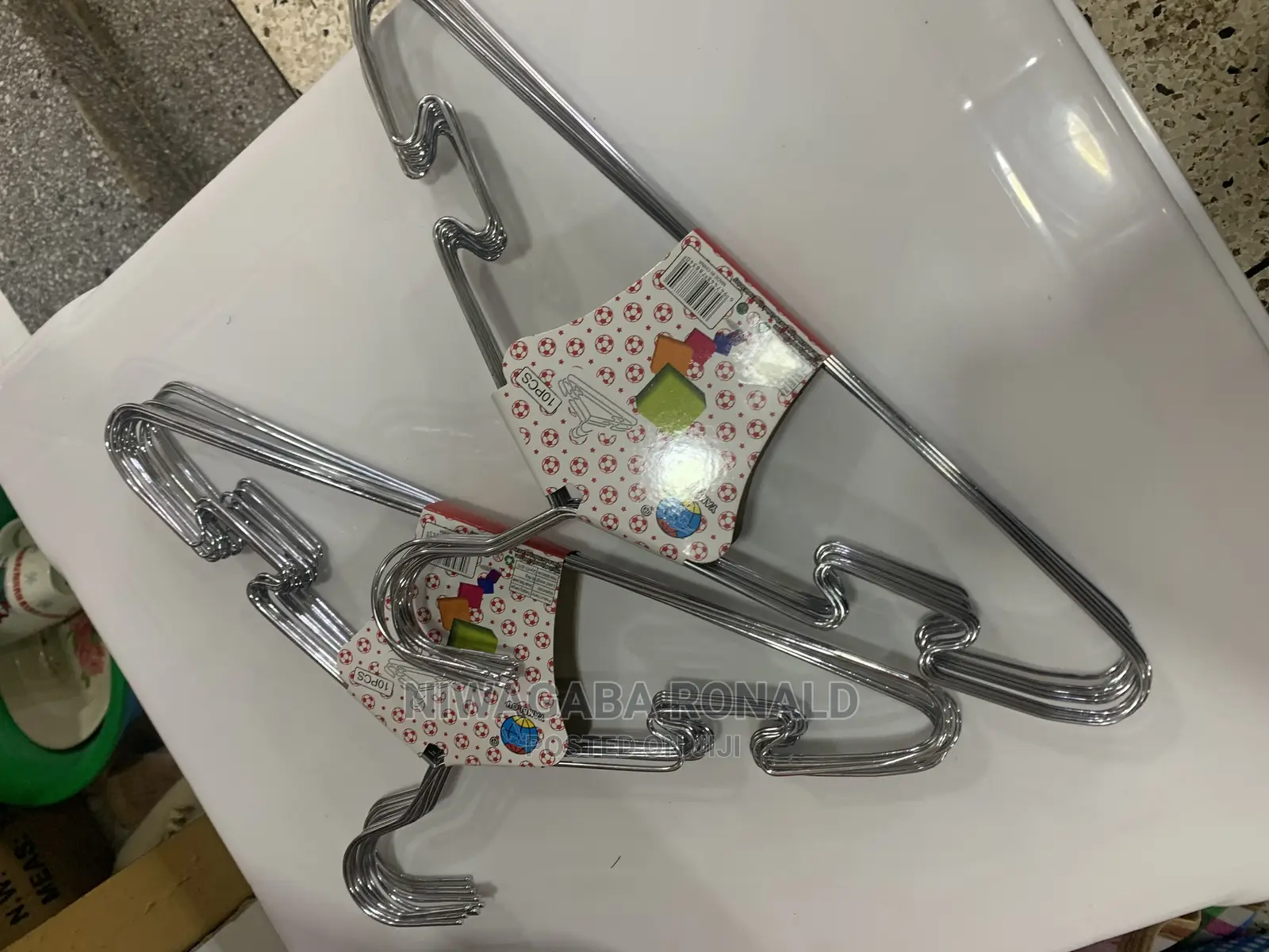 10pc Stainless Steel Hangers