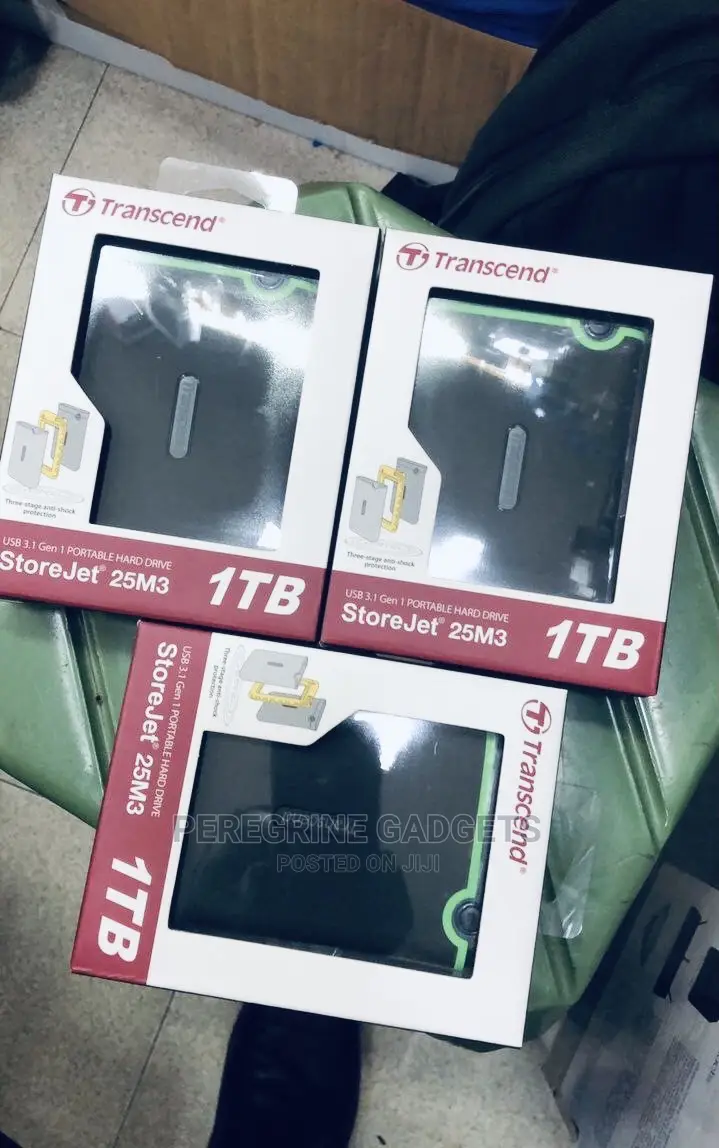Transcend Store Jet 25M3 1tb Portable Hard Drive