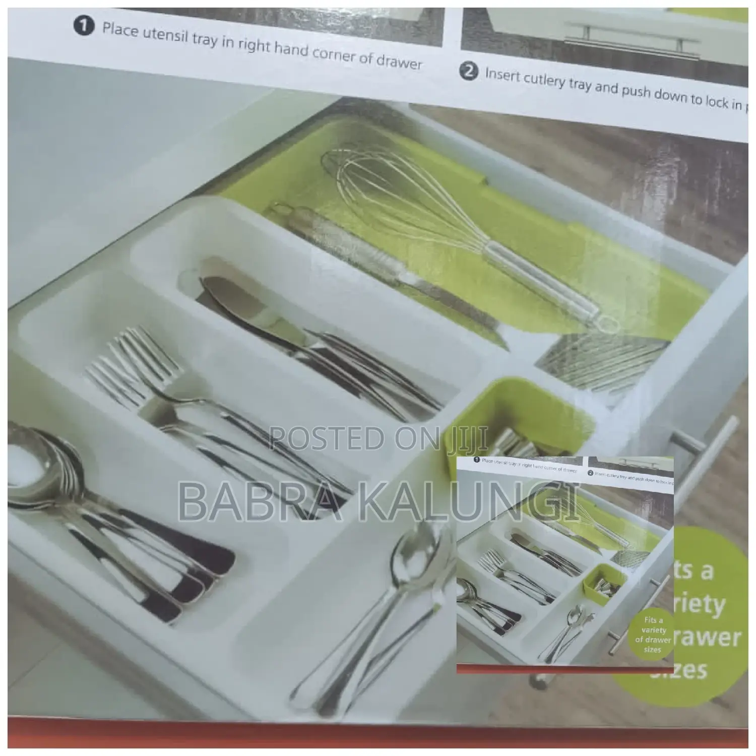 Drawer Store Cutlery Tray