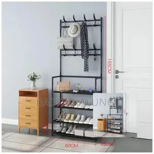 Floor Coat Rack Shoe Rack
