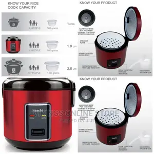 Saachi Electric 2.8 L Rice Cooker With Steaming Feature –