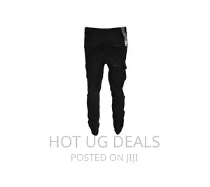 Men’S Khaki Cargo Pants - Black