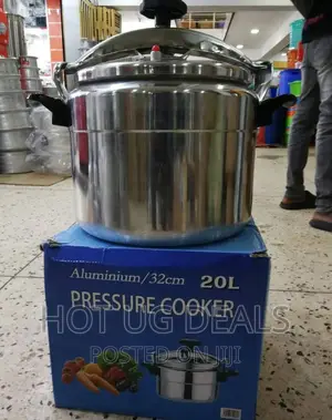 20L Pressure Cooker Aluminum,Super-Pressure Cooker - Silver