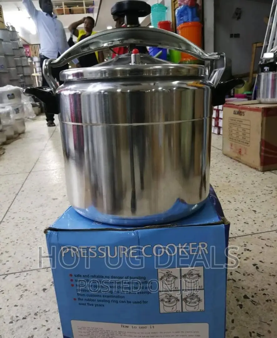 20L Pressure Cooker Aluminum,Super-Pressure Cooker - Silver