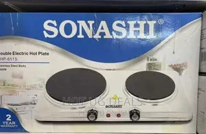 Sonashi Double Electric Hot Plate | SHP-611S - White