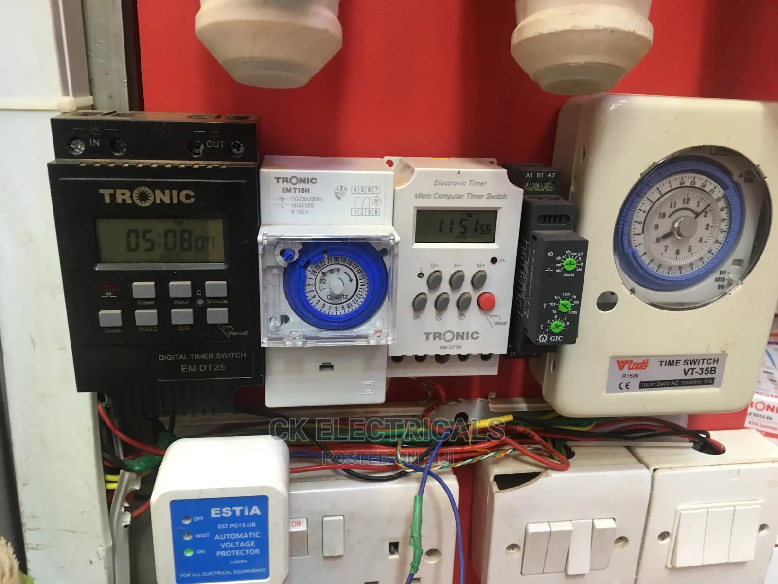 Both Digital and Anlog Timers Available