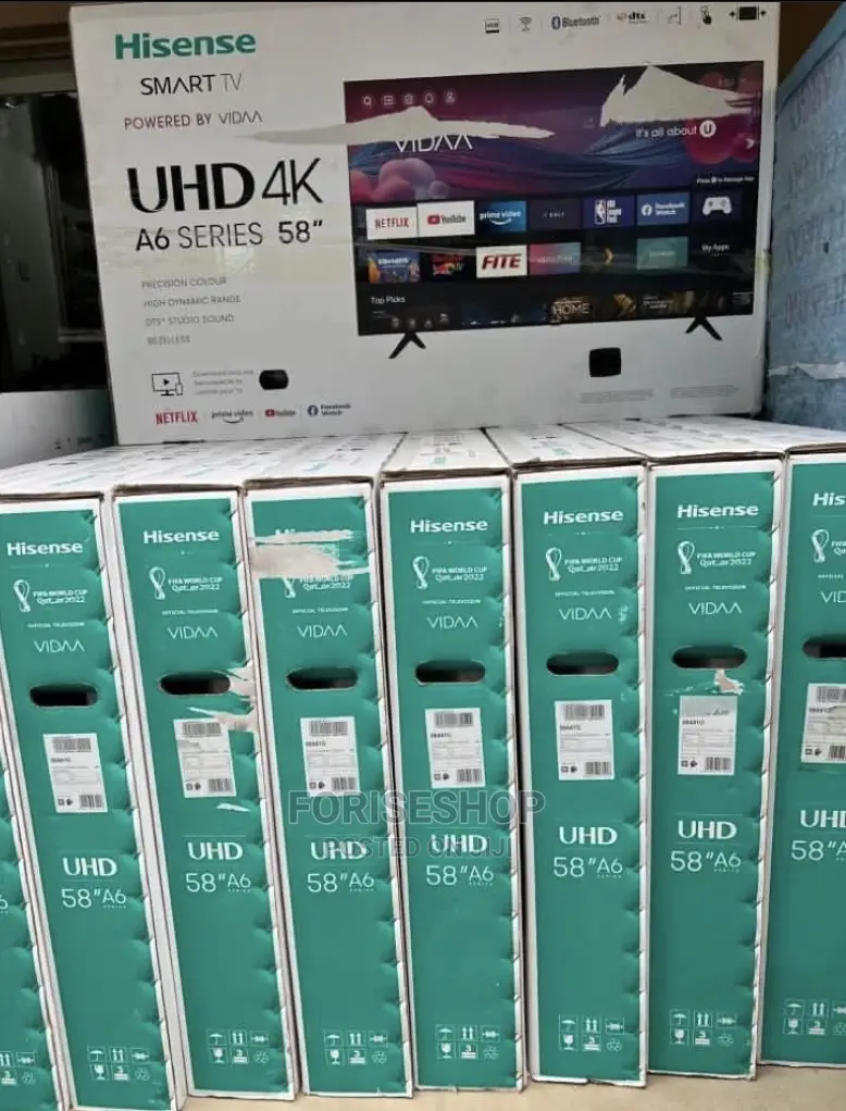 Hisense 58inch UHD Smart TVS Brand New