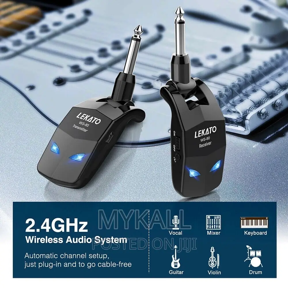 Lekato 2.4ghz Wireless Guitar System