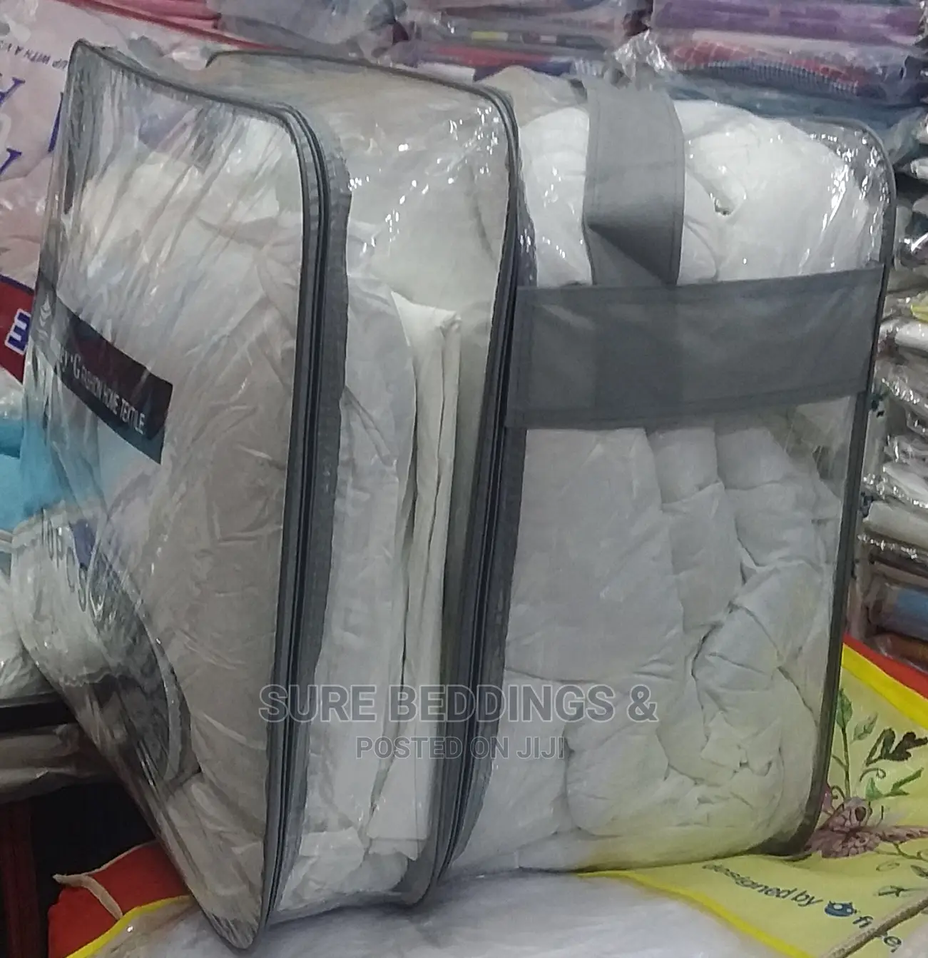 10 PCS Plain White Cotton Duvet