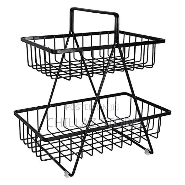 2tier Metal Fruit Basket Rack.