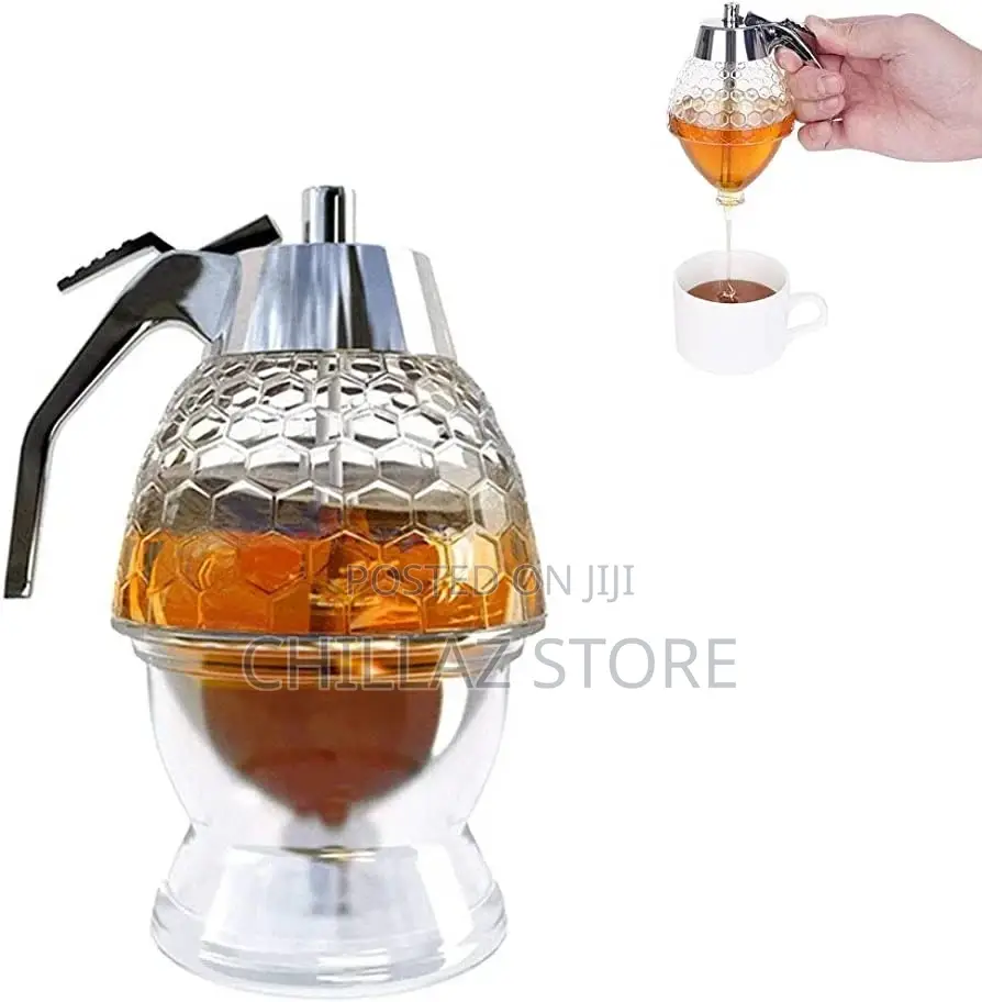 Honey Glass Dispenser.