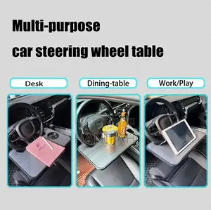 Multi-Purpose Car Steering Wheel Table/ Tray