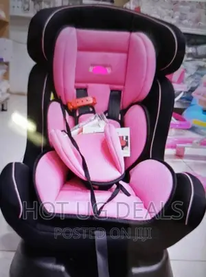 Baby Kids Travelling Car Seat Vehicle- Pink, Black