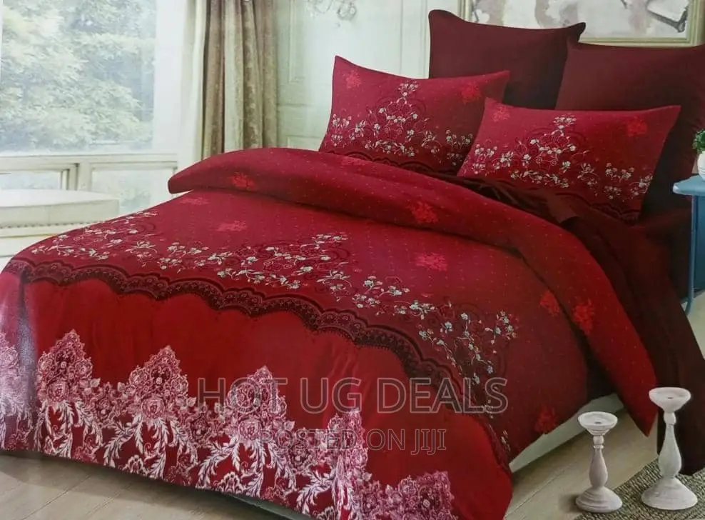 5x6 4pcs Duvet With 2 Pillowcases 1 Bedsheet - Multi Design