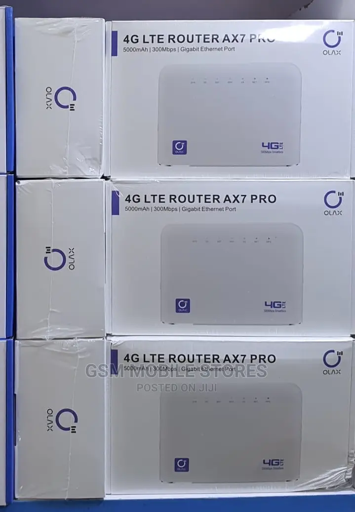 OLAX Wifi Router 300mbps 4glte Rechargeable 5000mah