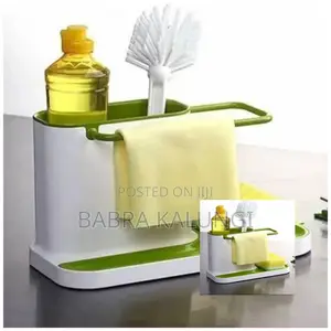 3 in 1 Kitchen Sink Organizer Stand Draining Holder